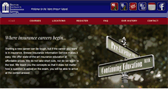 Desktop Screenshot of brewerinsuranceschool.com